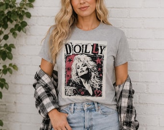 Dolly Parton Vintage Graphic Tee | Retro Country Music Shirt | Western Concert Style T-Shirt | It Costs a Lot of Money to Look This Cheap