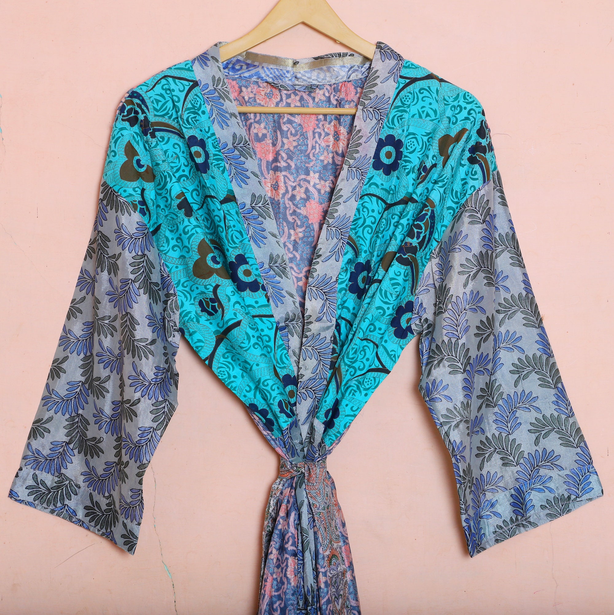 silk sari kimono