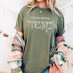 Plant Lover Unisex T-shirt, Funny Plant Mom Shirt, Gift for Plant Mama Tee, Botanical Gardener Top, Plant Lady Apparel