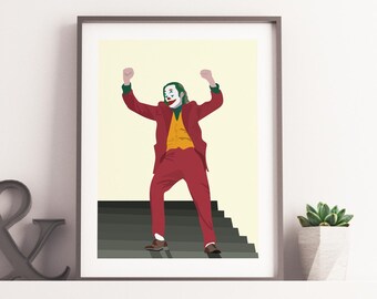 The Joker Inspired Illustration, The Joker Digital, The Joker Poster