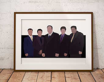 Sopranos Inspired Illustration, Tony Soprano Illustration, Sopranos Print Digital, Sopranos Poster