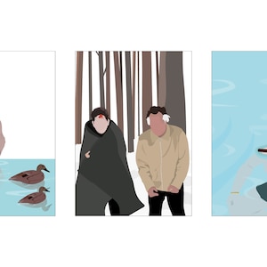 Sopranos Bundle Inspired Illustration, Tony Soprano Illustration, Sopranos Print Digital, Sopranos Poster