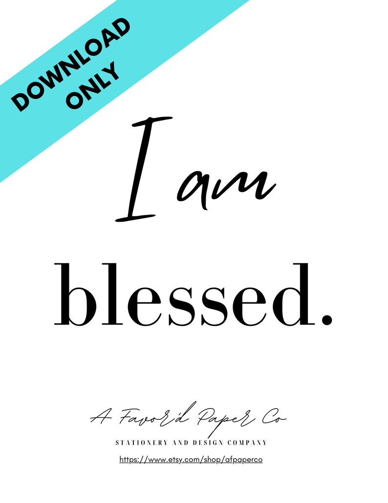 Motivational, I am statement, positive affirmation posters Classic SET image 2