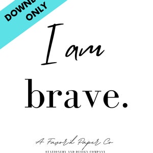 Motivational, I am statement, positive affirmation posters Classic SET image 4