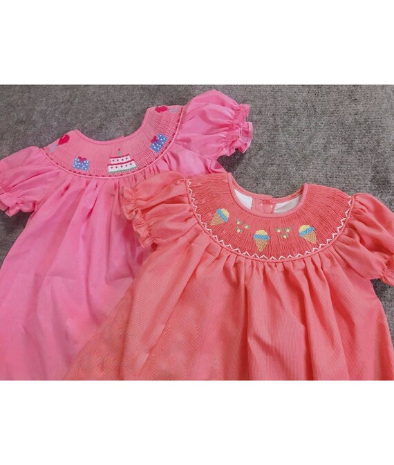 smocked bubble romper