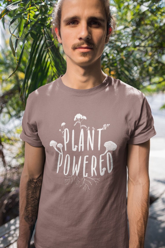 plant power Plant Powered shirt forest friends vegetarian vegan workout shirt Veggies shirt Vegan shirt trending shirts