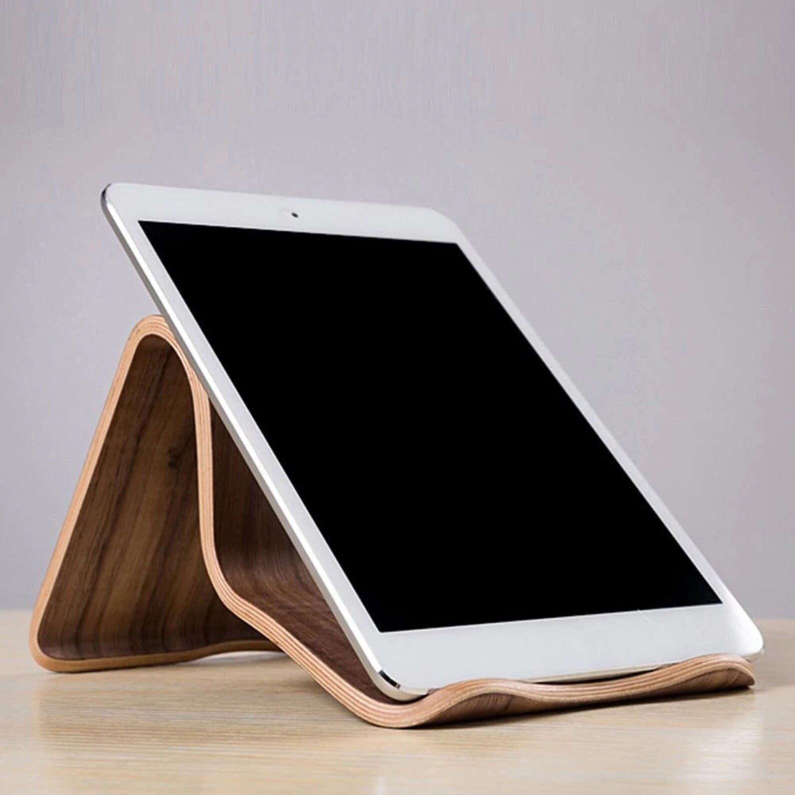 Wooden Tablet Stand Holder for Desk Kitchen or Music Fits Etsy