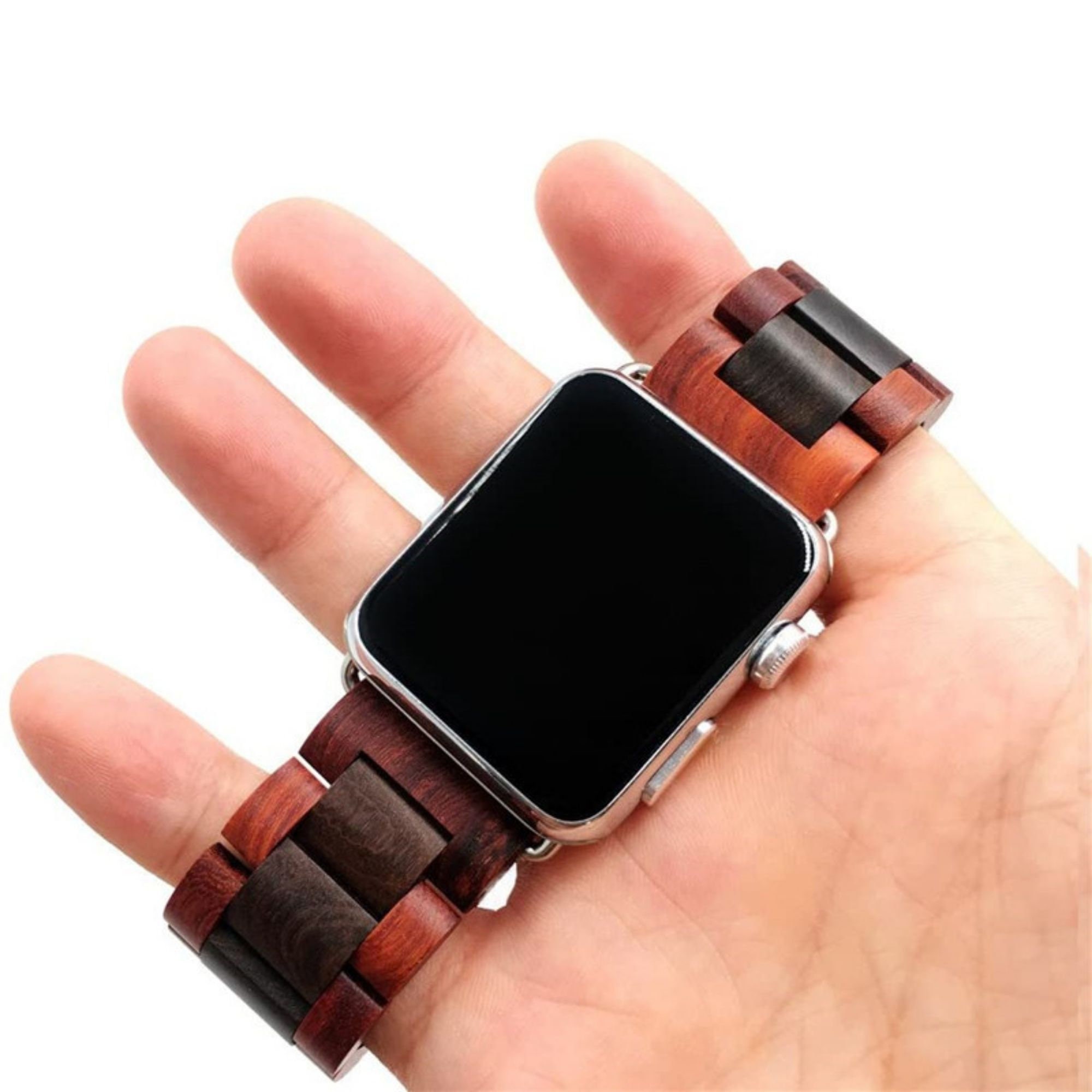 wooden apple watch band