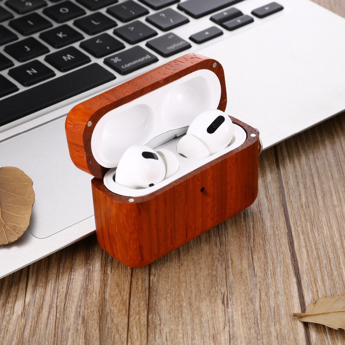 WOOD Airpod Pro Case protective case for AirPods Pro natural Etsy