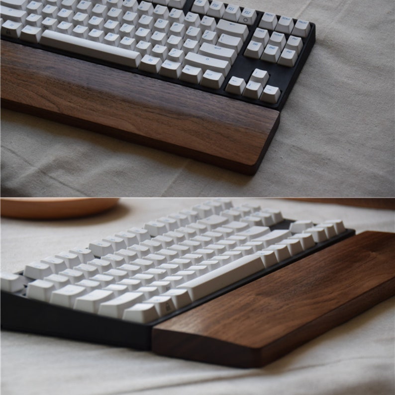 Keyboard Wrist Rest Wood Pad Palm Rest Support Cushion and Etsy