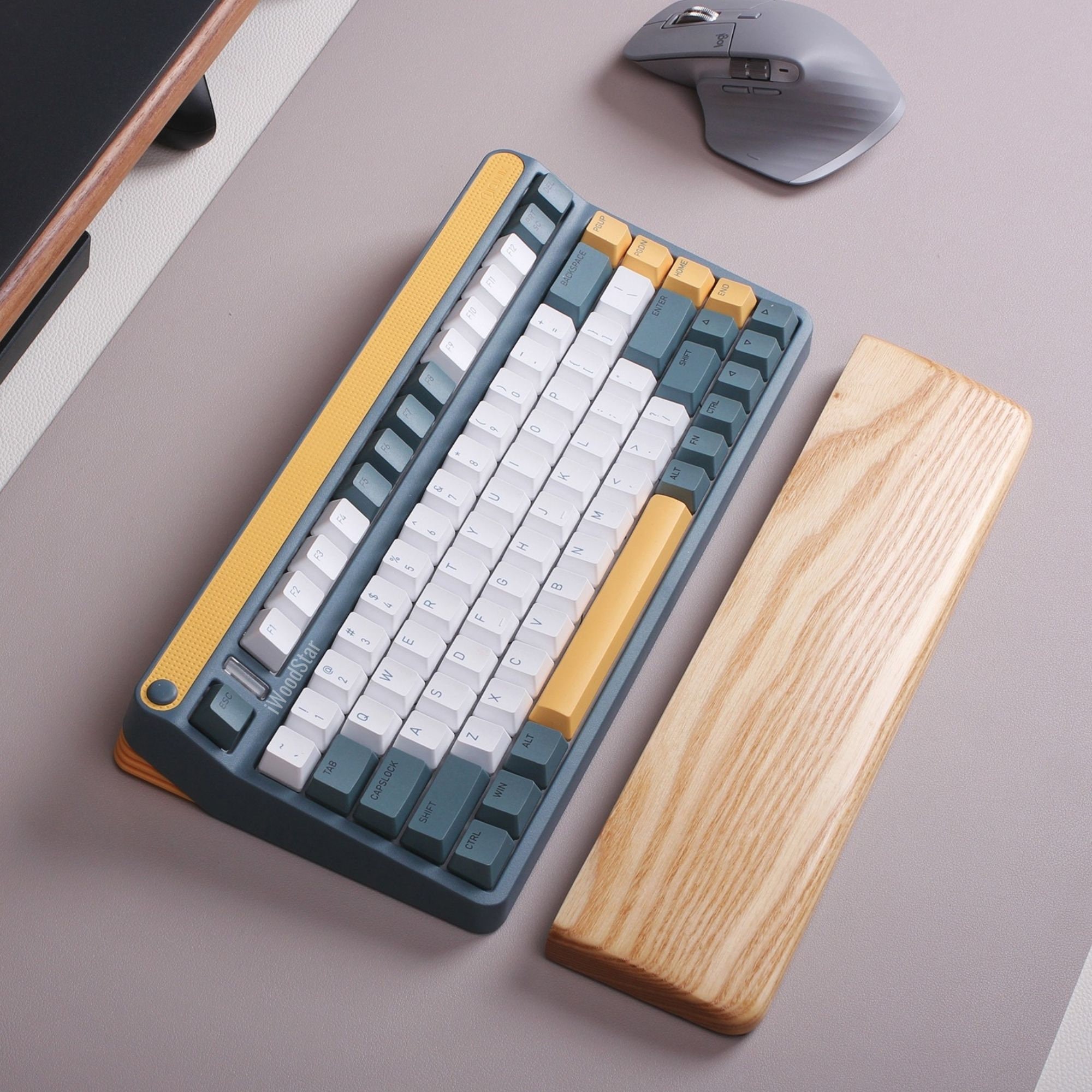 Keyboard Wrist Rest Wood Wrist Rest Wrist Support Raised Etsy Canada