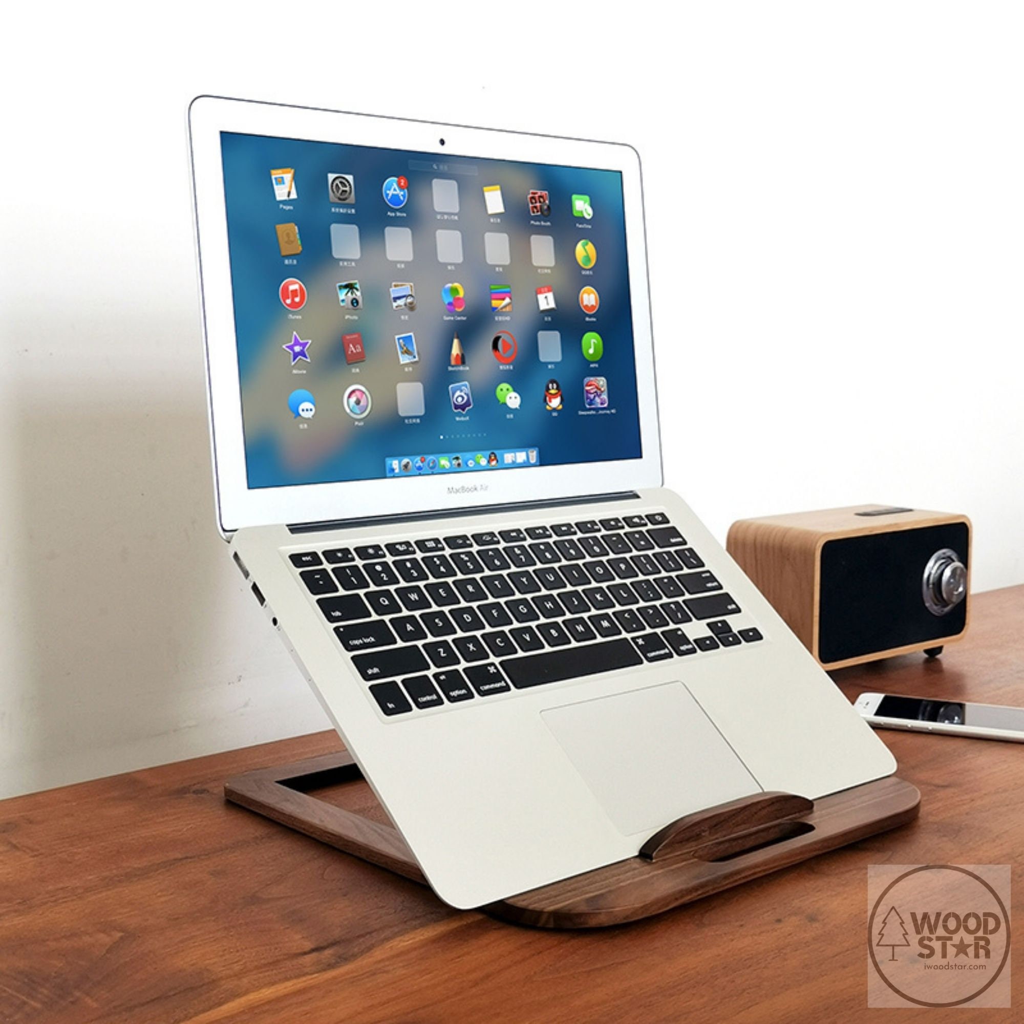 BEST laptop stand wood laptop riser stand holder for Etsy