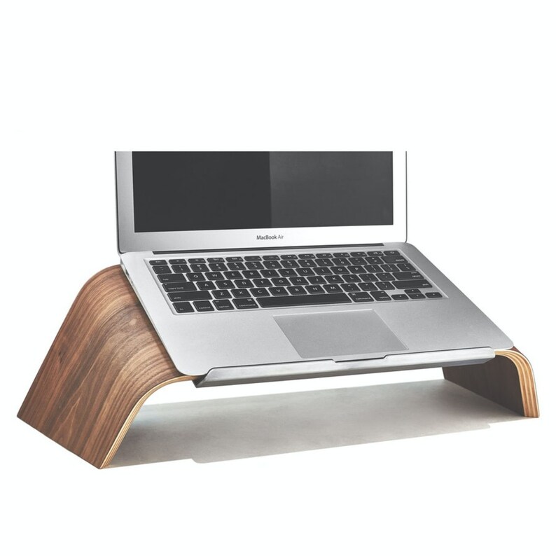 Laptop stand Wooden laptop stand Stand up desk MacBook Etsy