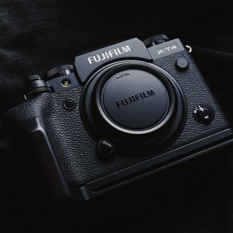 Fuji XT4 Wooden Hand Grip With Tripod Mount Camera Hand Etsy