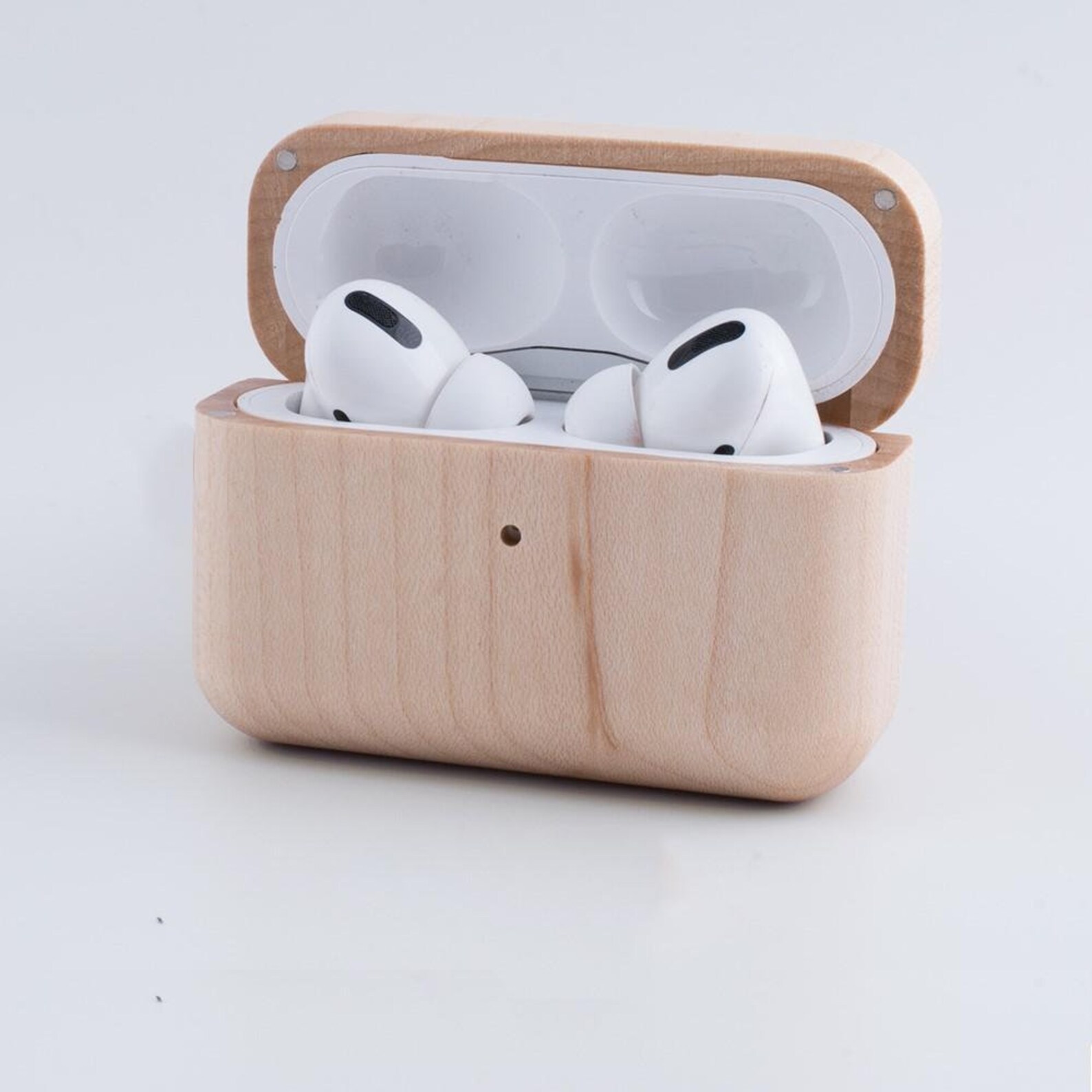 WOOD Airpod Pro Case protective case for AirPods Pro natural Etsy