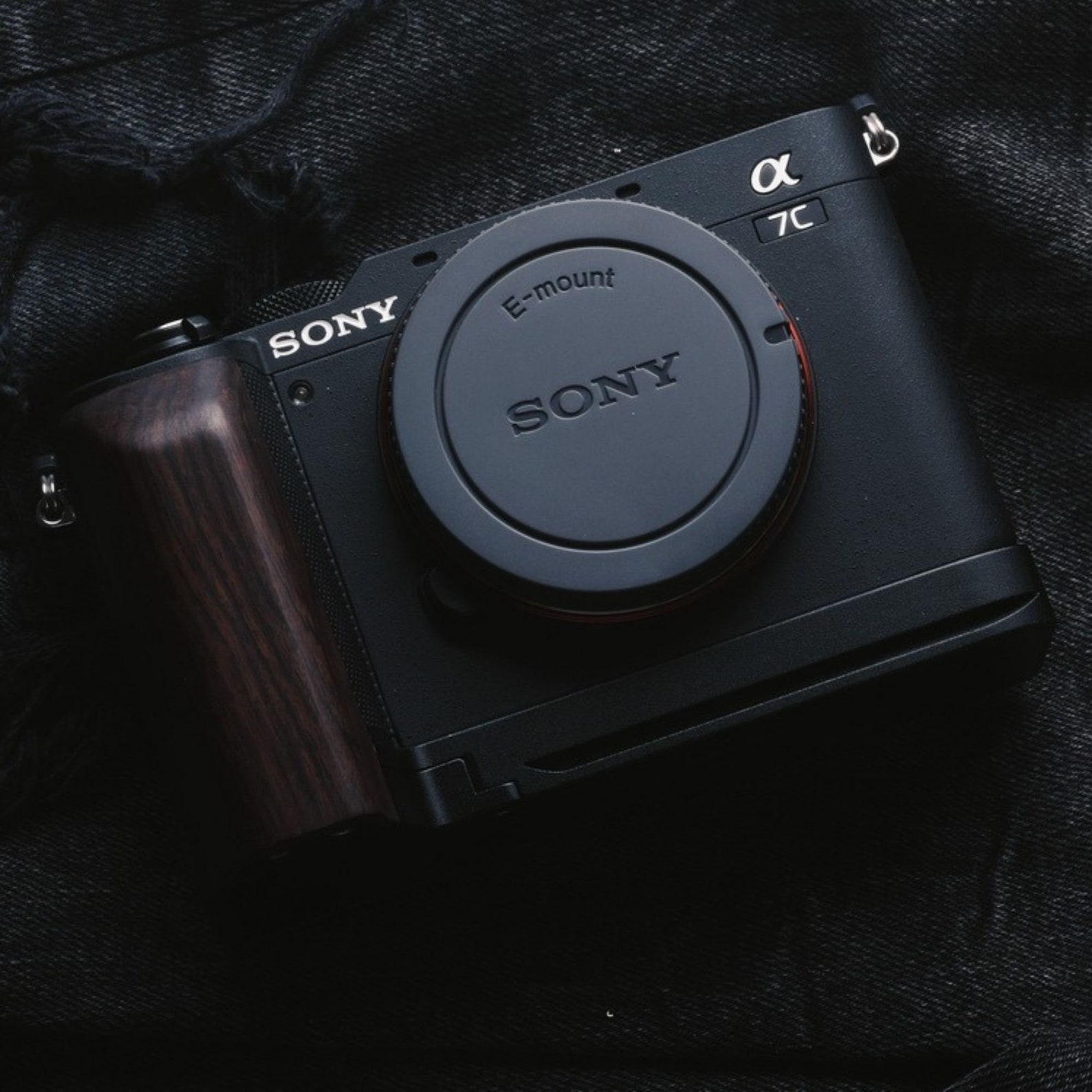 Sony A7C Hand Grip With Tripod Mount Wooden Camera Hand Grip Etsy