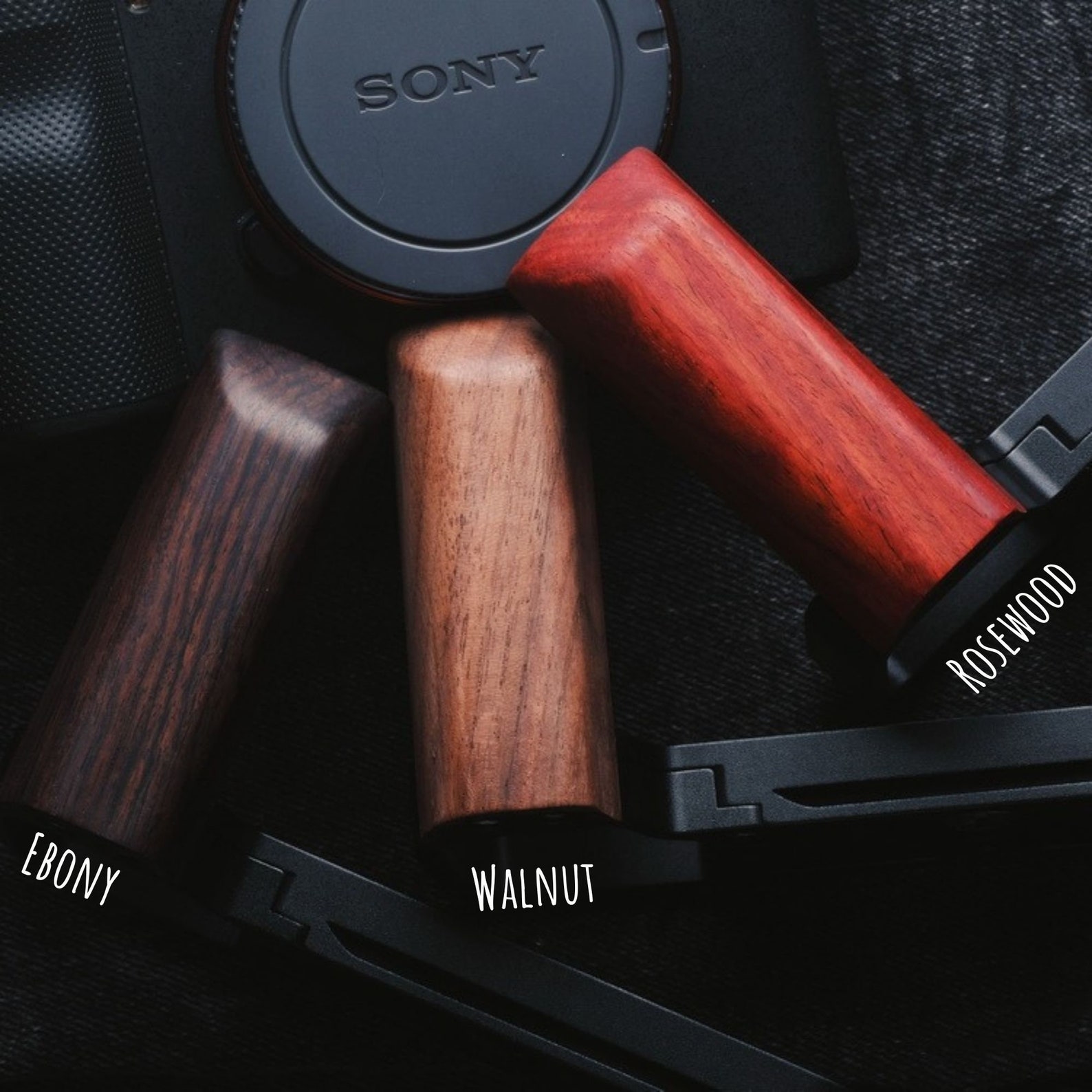 Sony A7C Hand Grip With Tripod Mount Wooden Camera Hand Grip Etsy