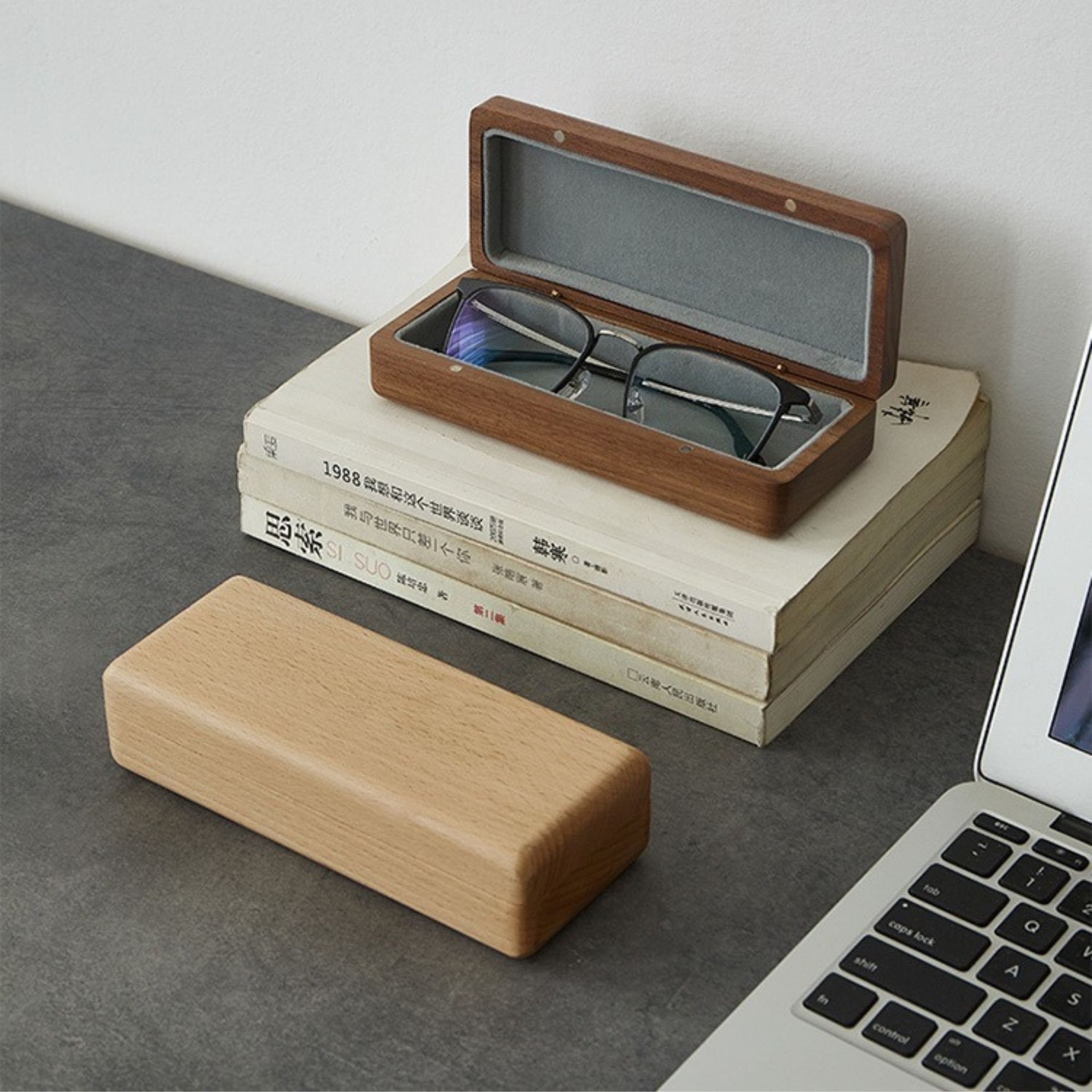 Wooden Glasses Case Classic Wood Box Eyeglasses Case Retro Etsy Canada