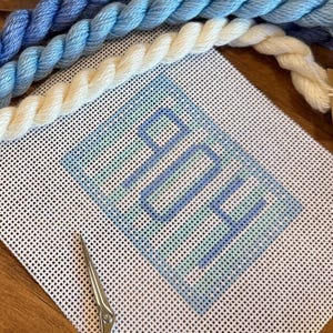904 - Florida - Needlepoint Canvas - Beginner Friendly - Hand Painted Canvas - Ready To Ship