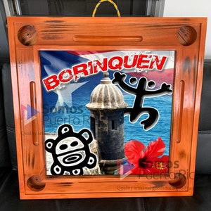 Handcrafted Custom White Pine Domino Table Somos Puerto Rico