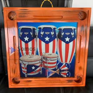 Handcrafted Custom White Pine Domino Table Somos Puerto Rico