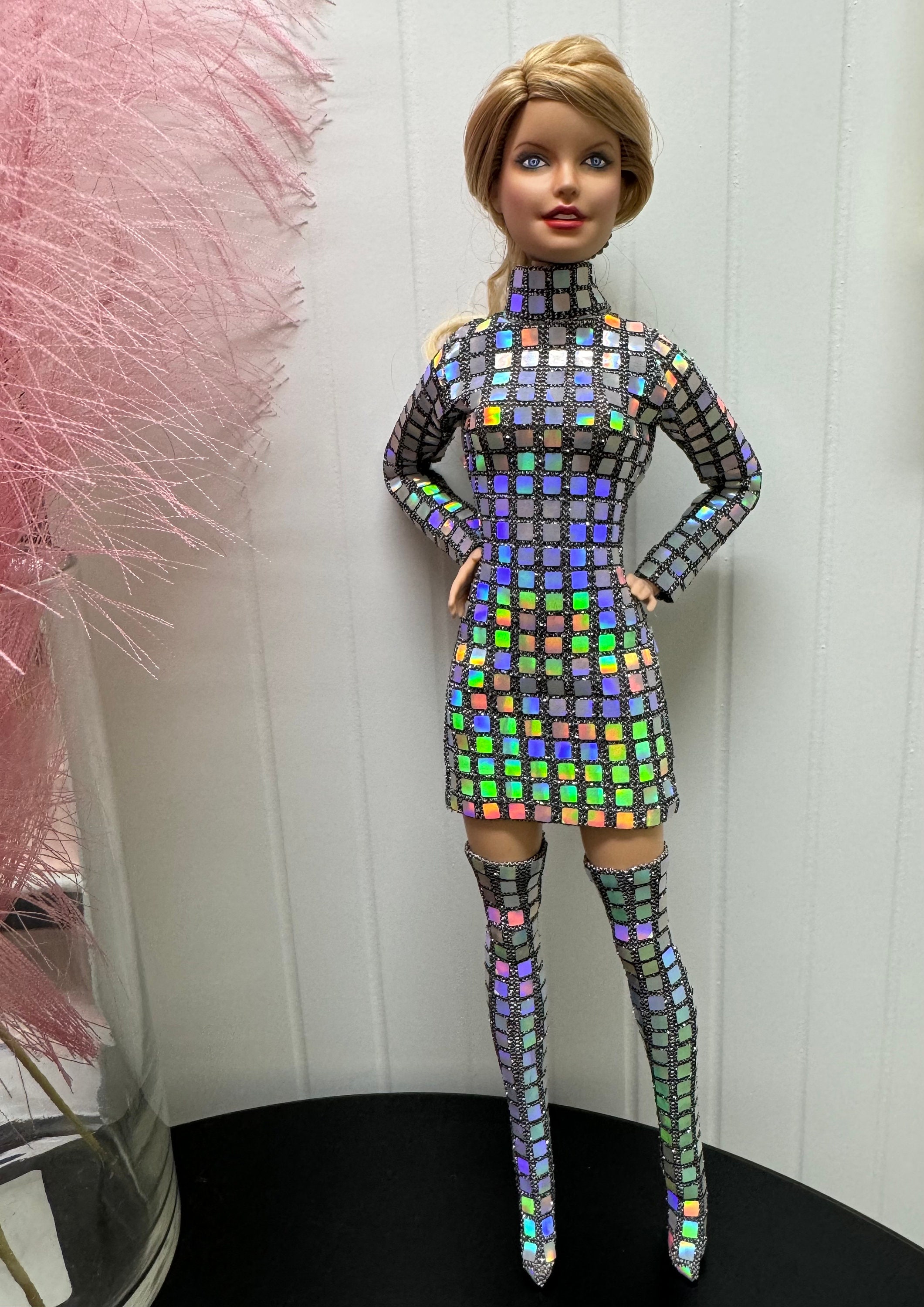 Taylor’s Silver Outfit From Music Award | Celebrity inspired Outfit | For  12” inch dolls  and Fashion Royalty Clothes | 2 Available |