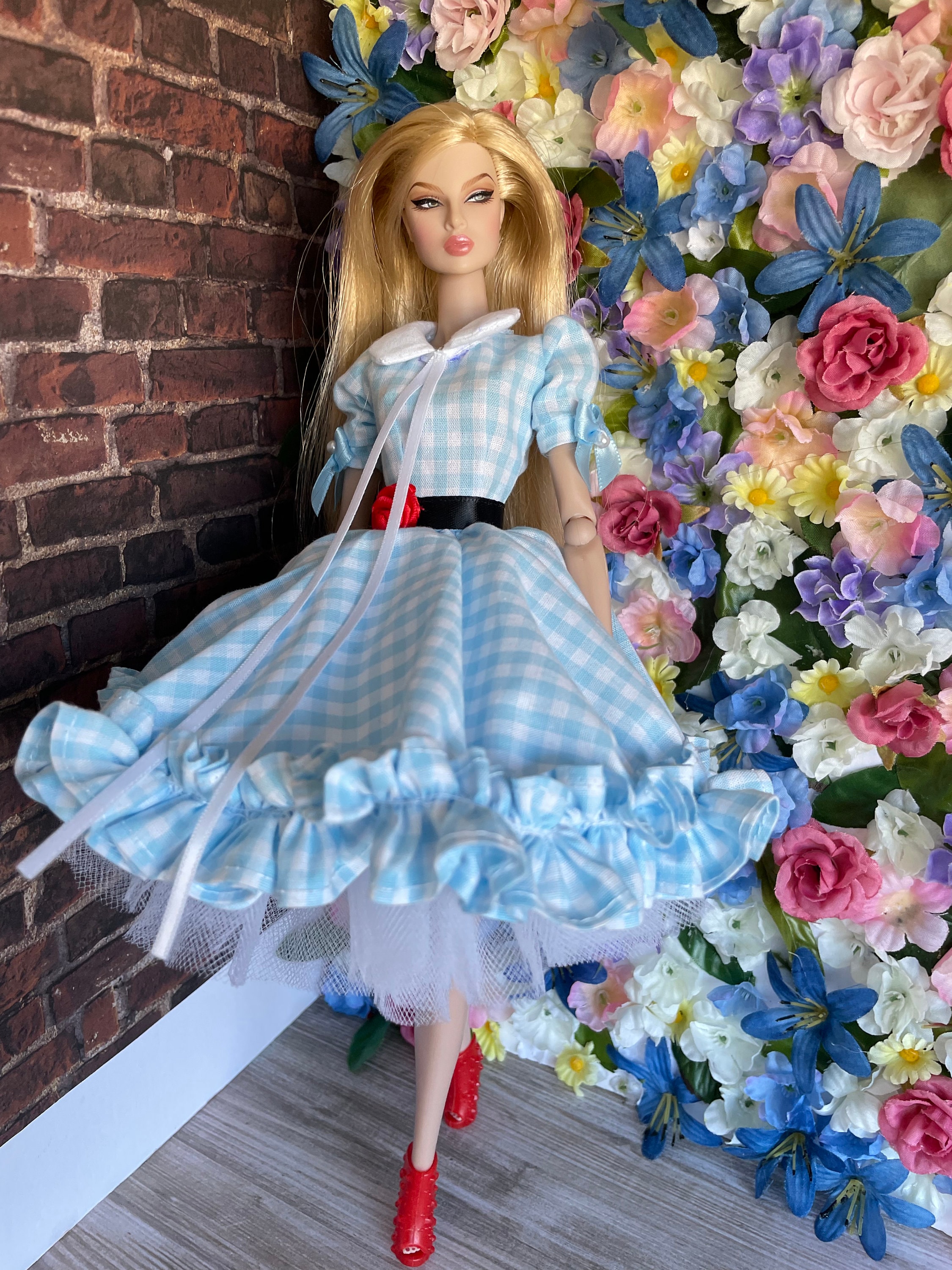 Blue dress barbie 2025