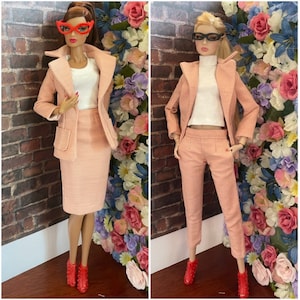 12” Doll Suit Jacket | 12” Coat Jacket | Doll Clothes | Doll Coat | Accessory | Fashion Royalty Suit Ensemble |