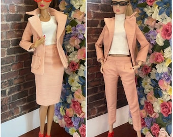 12” Doll Suit Jacket | 12” Coat Jacket | Doll Clothes | Doll Coat | Accessory | Fashion Royalty Suit Ensemble |