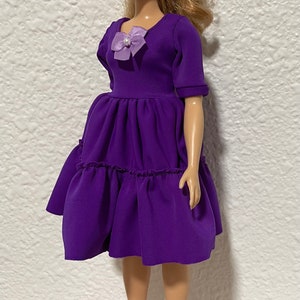 Curvy Doll  Lounge Wear | Curvy 12” Inch doll Babydoll Dress | Doll Casual Dress | Curvy Doll Clothes | Available in Many Colors |