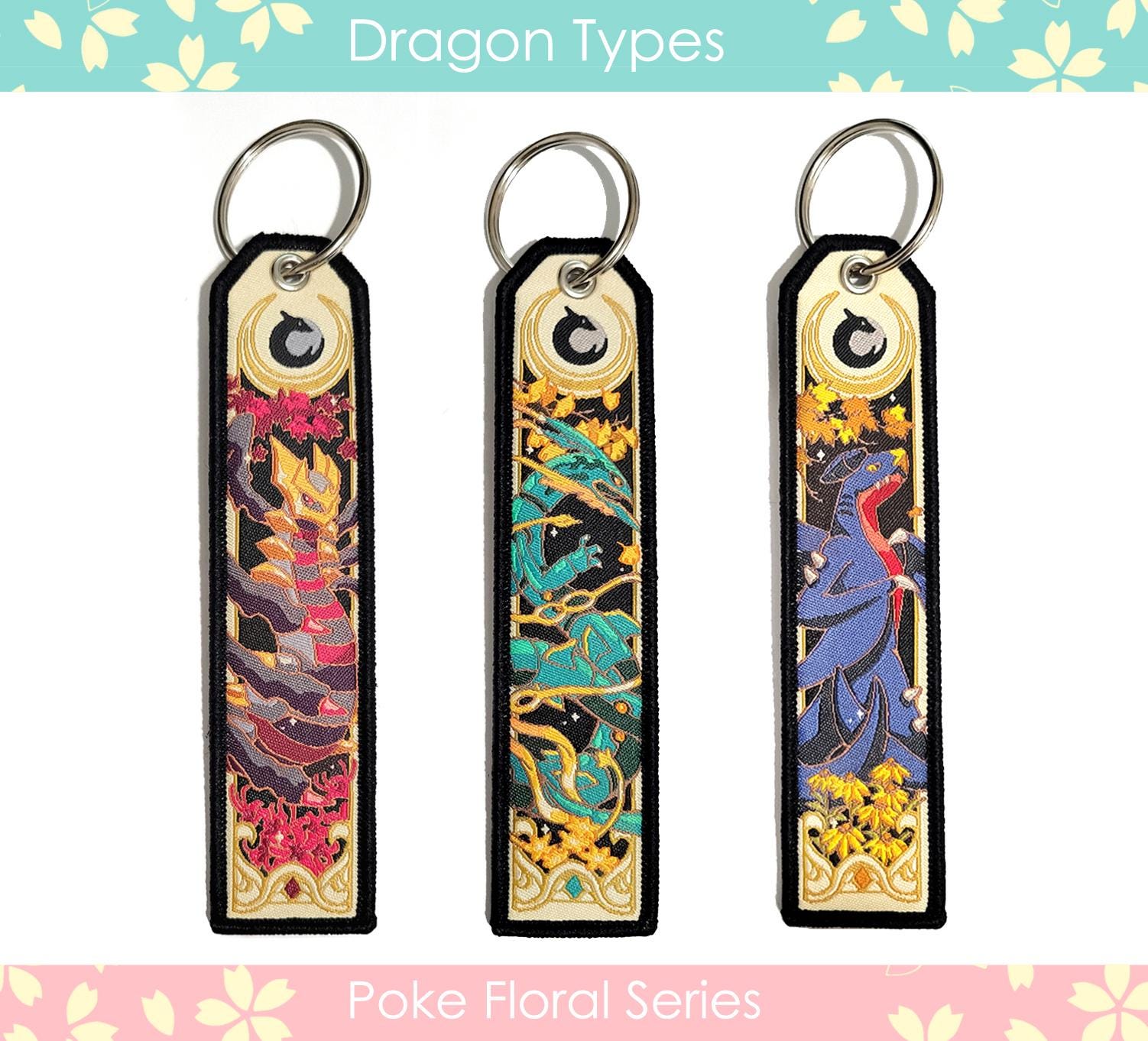 Dragon Type Floral Tags