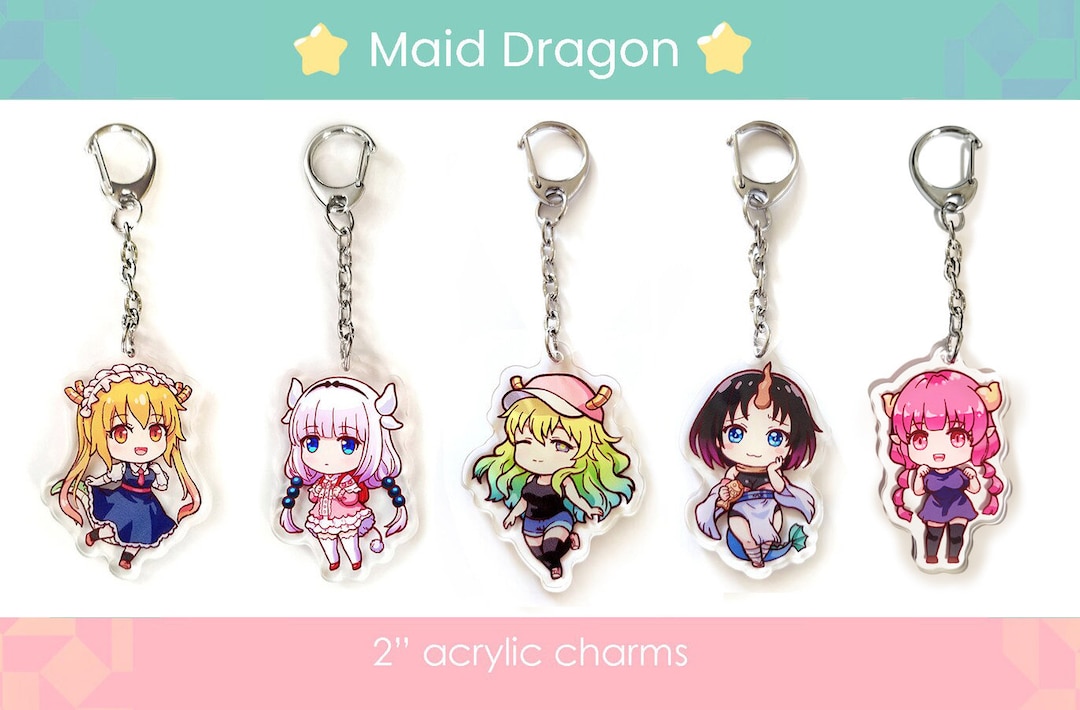 Anime Keychain Miss Kobayashi's Dragon Maid Keychain Miss