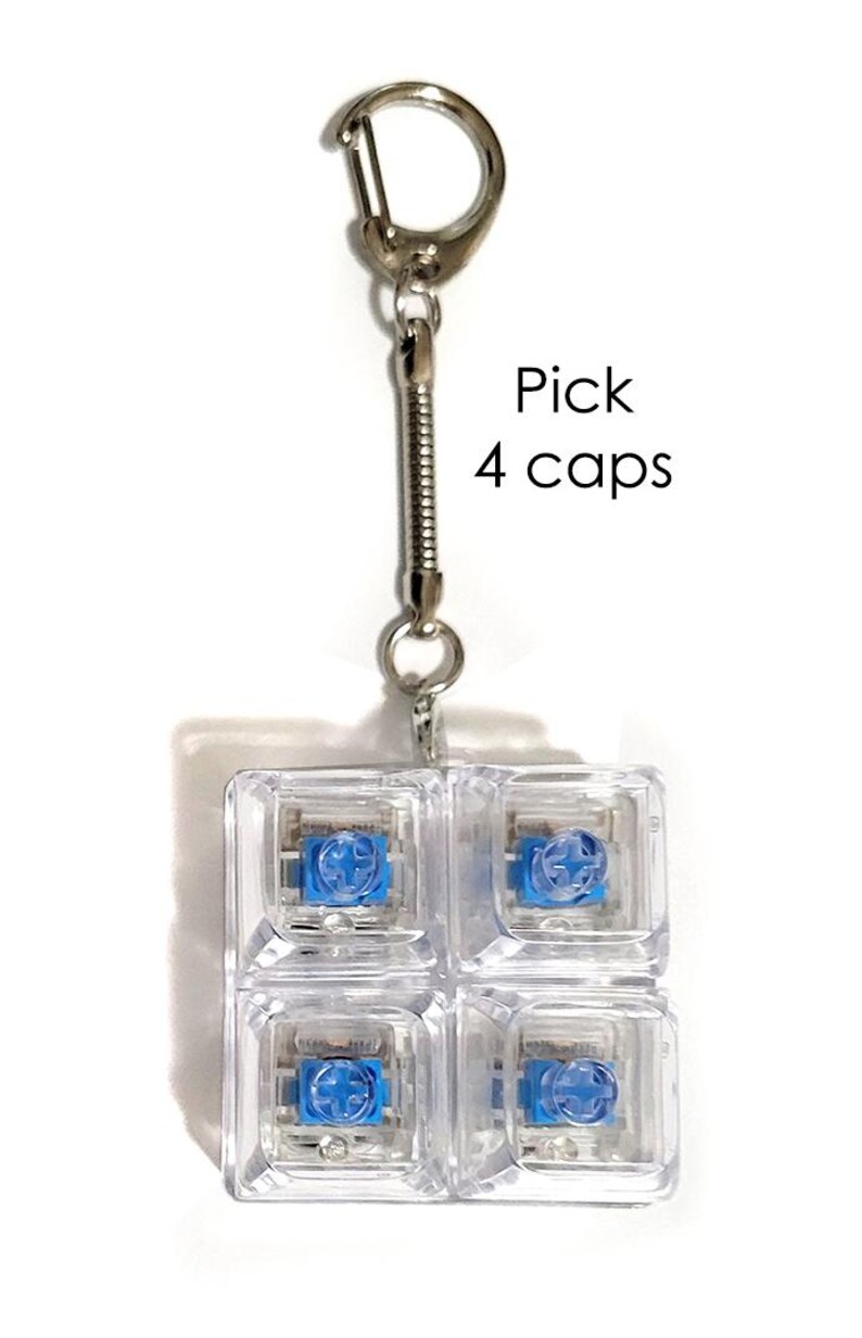 Custom Keycap Fidget Keychains - Etsy