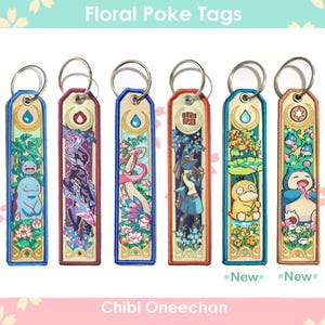 Floral Poke Tags