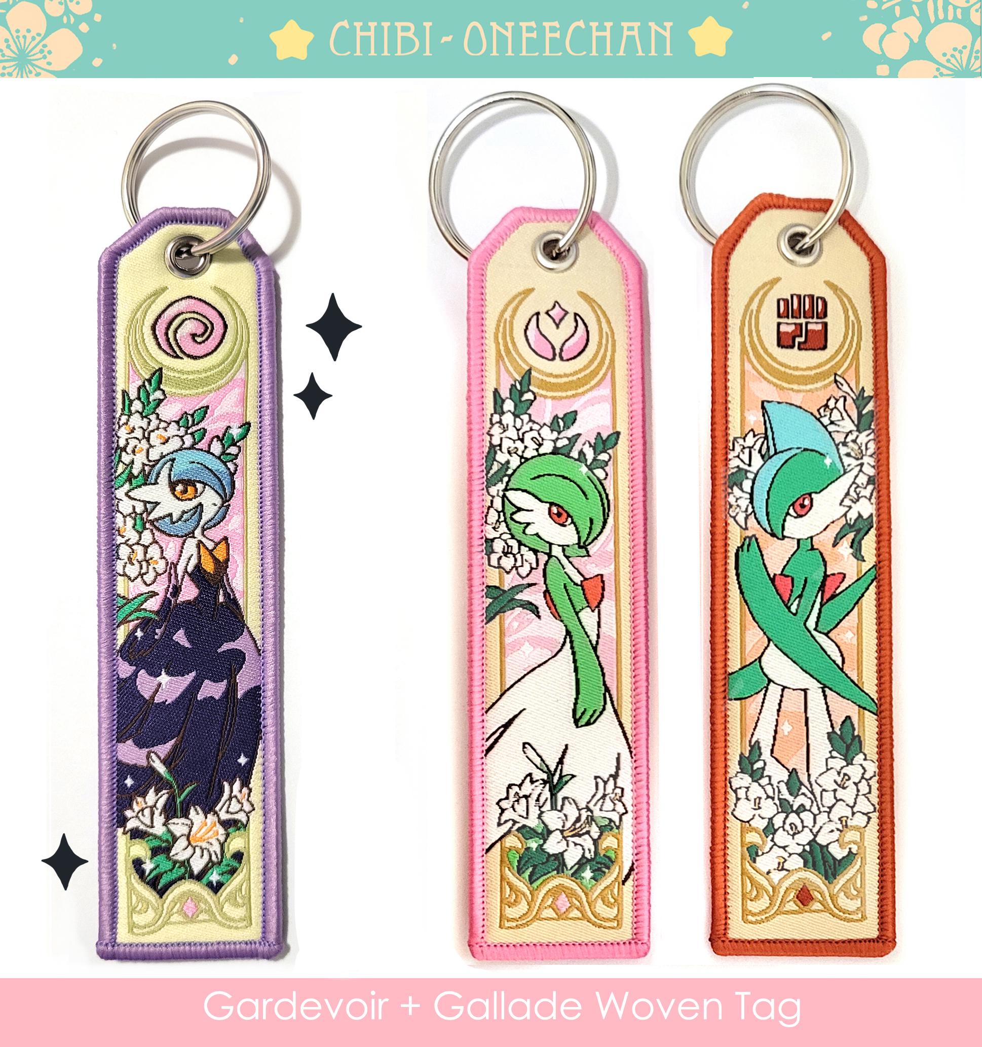 Gardevoir+ Gallade Woven Tags