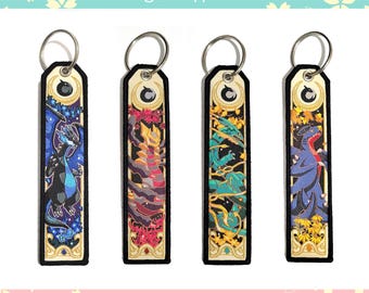 Dragon Type Floral Tags