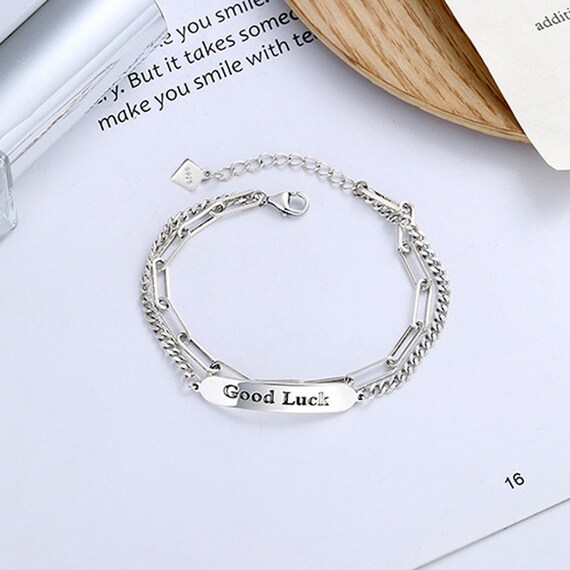 Silver good hotsell luck bracelet