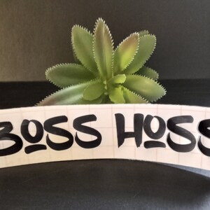 Sticker baas hoss