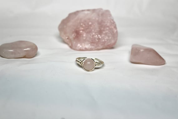 Jaded Love Rose Quartz Ring
