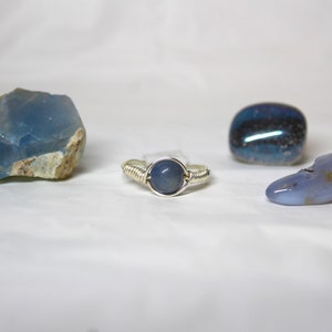 Jaded Love Blue Aventurine Ring