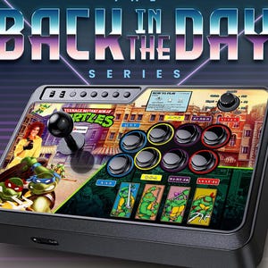 Cowabunga ‘89 - Mayflash, MadCatz, Hori (Made to Order) - Custom PRINTED & CUT INSERT - Retro Inspired - Back In The Day Series