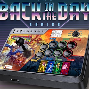 Old West &#39;91 - Mayflash, MadCatz, Hori (Made to Order) - Custom PRINTED & CUT INSERT - Retro Inspired - Back In The Day Series