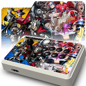 Tag Team Crossover 3 (Made to Order) - Mayflash F500 Elite / F500 v2 / F700 Artwork - Printed Insert, Cutout Insert, Print - Video Game Skin