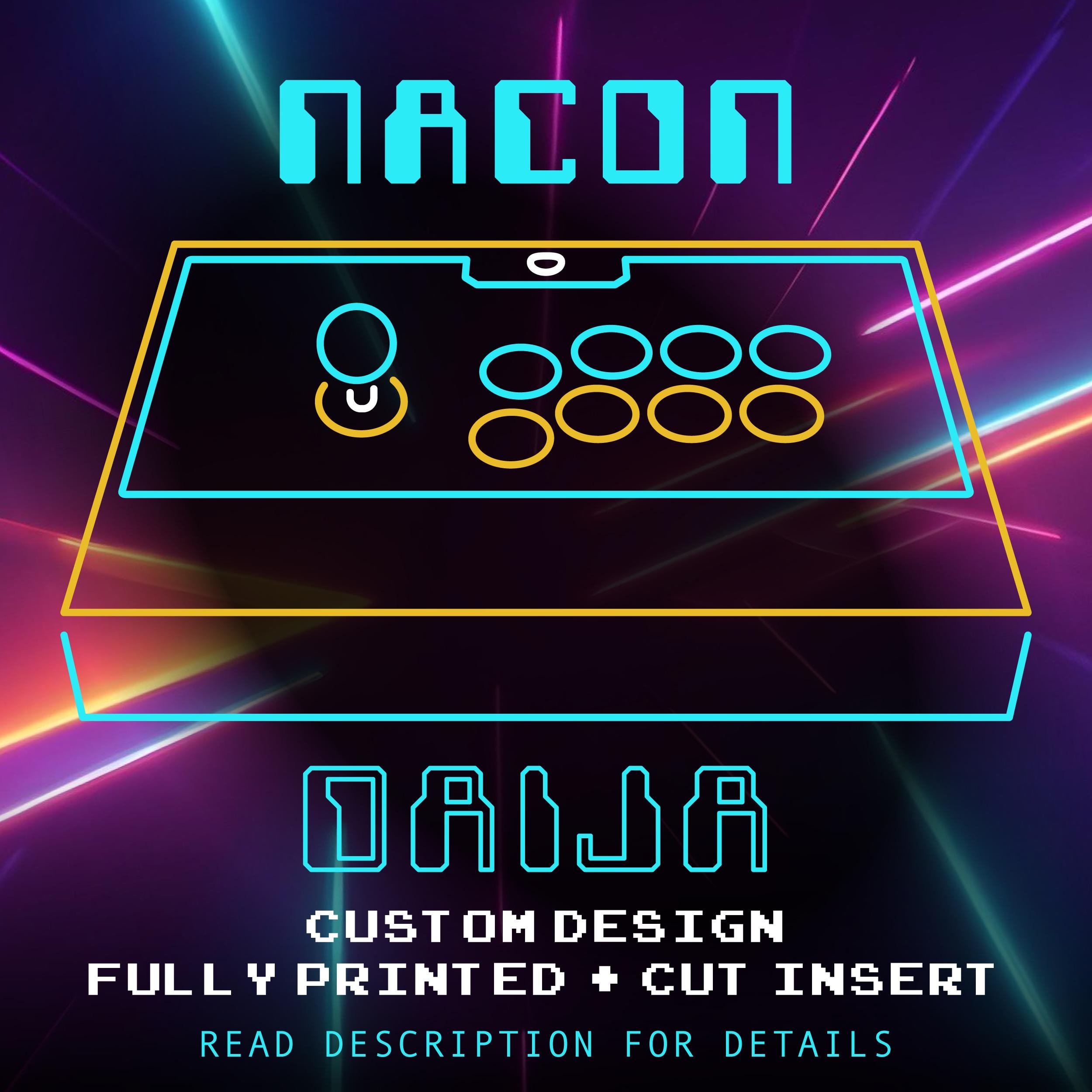 Nacon Daija Xb | Ps Custom Insert - Arcade Joystick - PRINTED