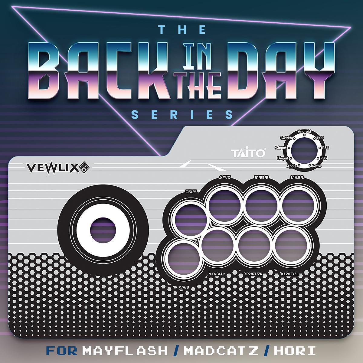 V-lix - Mayflash, Madcatz, Hori (made to Order) - Custom PRINTED
