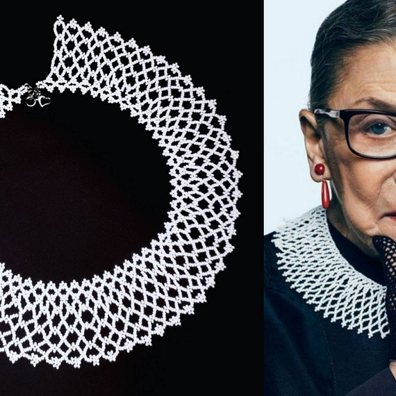Rbg Collar Necklace Ruth Ginsburg Style 
