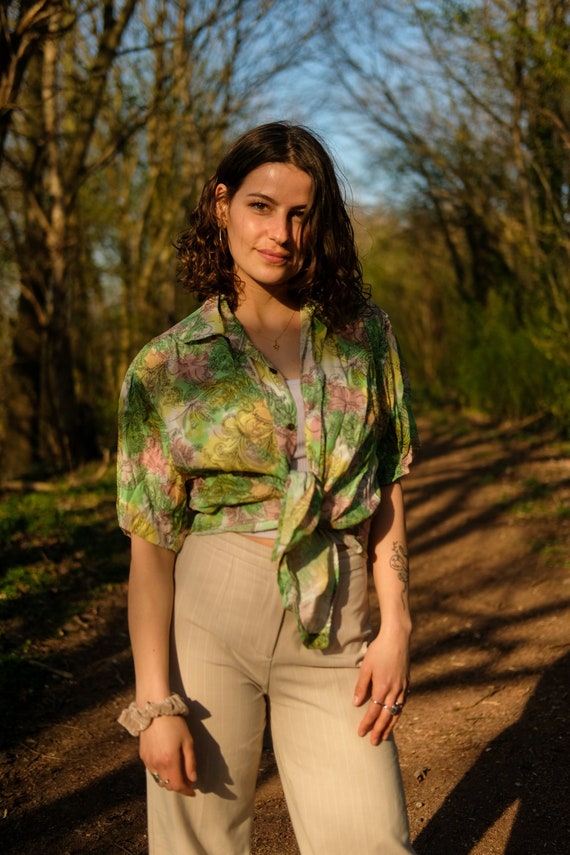 vintage summer shirt | hippie clothes | Retro clothes | UNISEX| size M-L