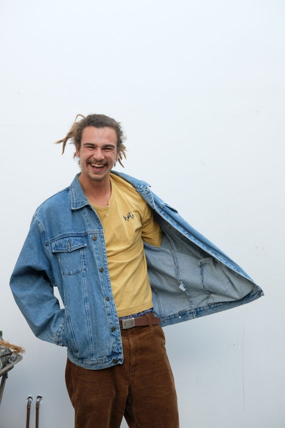 Vintage Hippie Jeansjacke