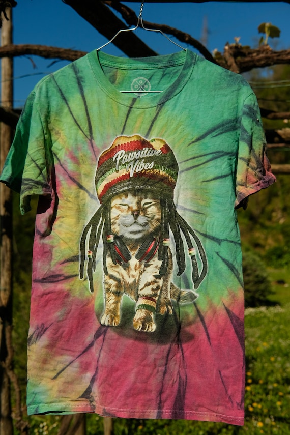 Batik Surfer Shirt Gr. S | Hippie Kleidung | Retr… - image 1
