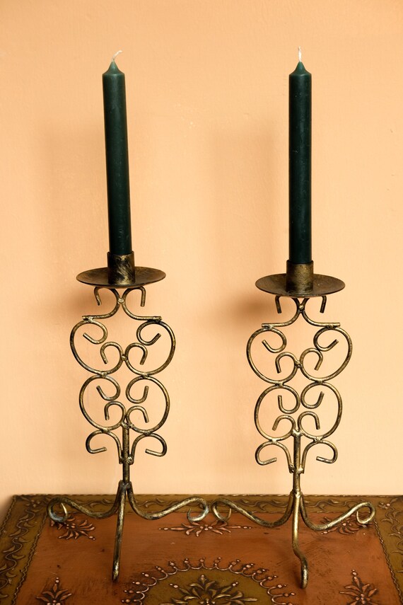 gorgeous vintage candlesticks | decoration